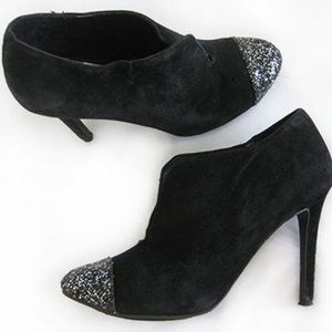 Jessica Simpson black suede booties